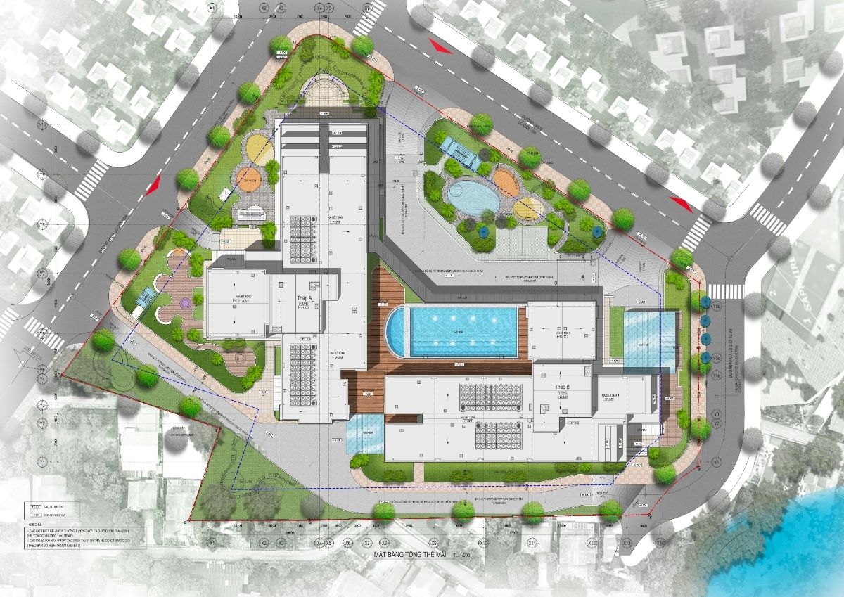 Mặt bằng tổng thể chung cư Lakeside Garden Hải Phòng