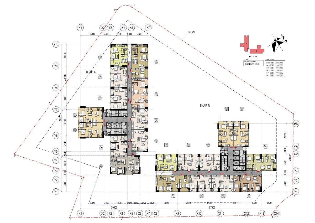 Thiết kế chi tiết tầng 4-24 chung cư Lakeside Garden Hải Phòng