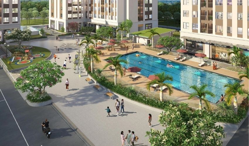 Tiện ích nội khu dự án Lakeside Garden đẳng cấp, đầy đủ
