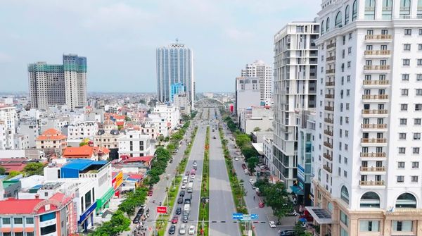 Chung cư Lakeside Garden được xây dựng trên tuyến đường Lê Hồng Phong sầm uất nhất Hải Phòng