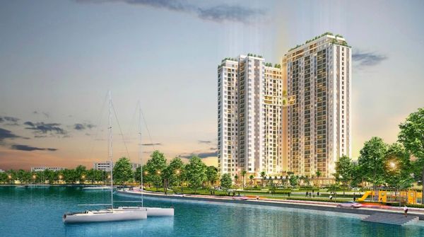 Phối cảnh dự án Lakeside Garden Phương Lưu sau khi hoàn thành