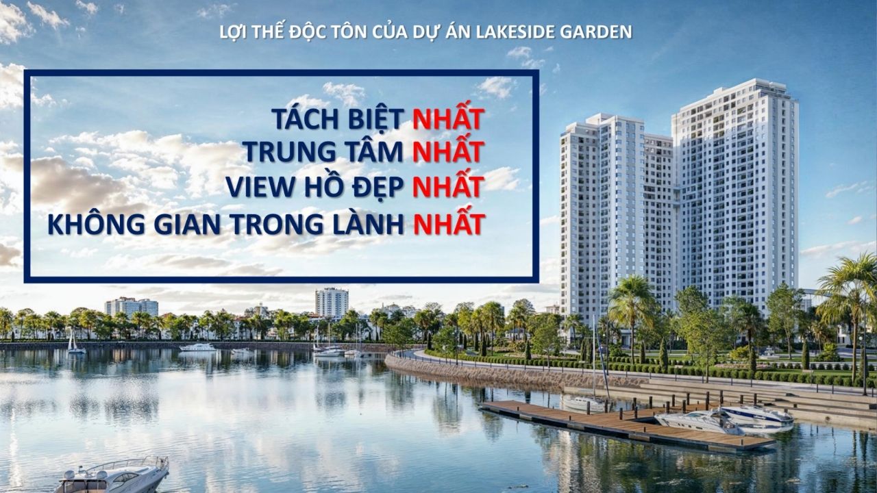 Chung cư Lakeside Garden đáng mua nhất tại Hải Phòng