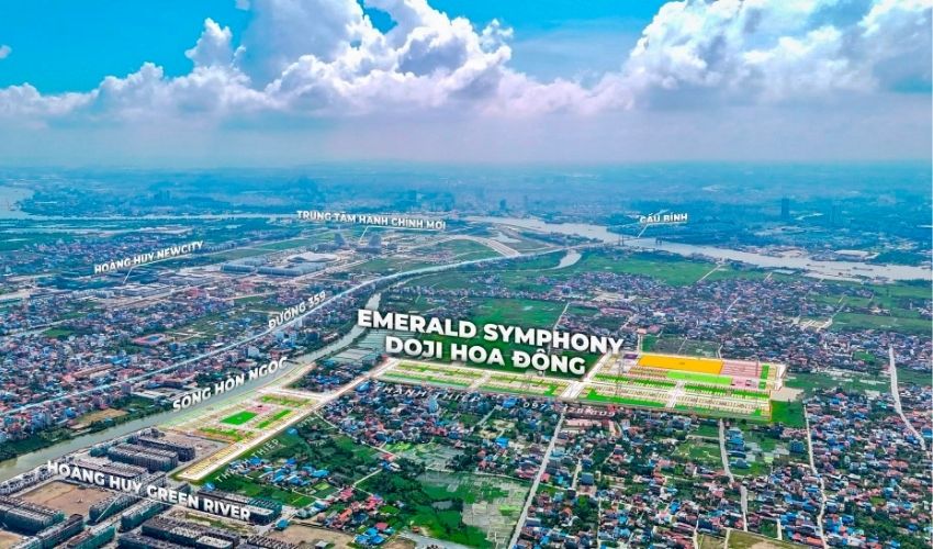 Vị trí dự án Emerald Symphony là điểm sáng đầu tư tại Thủy Nguyên