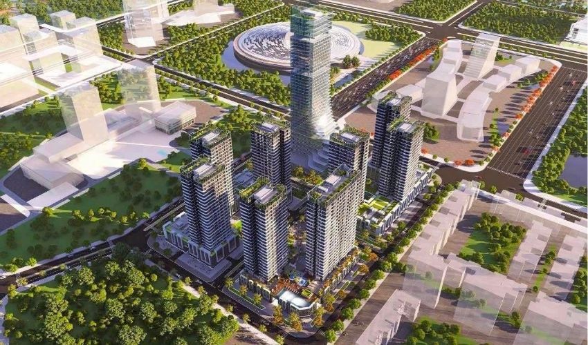 Phối cảnh tổng thể dự án Central Point Hải Phòng